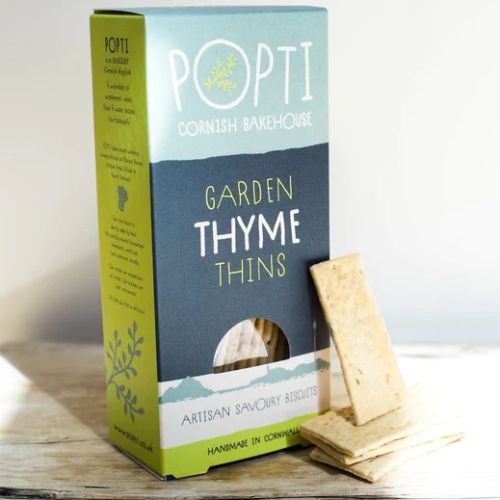 Popti Garden Thyme Savoury Thins