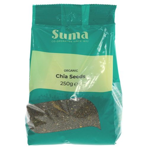 Suma Organic Chia Seeds, Black 250g