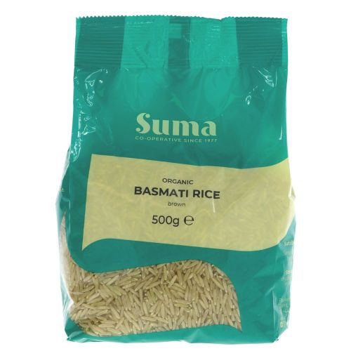 Suma Organic Brown Basmati Rice 500g