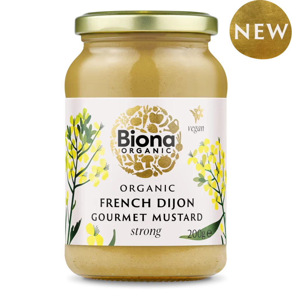 Biona Organic French Dijon Gourmet Mustard, 200g