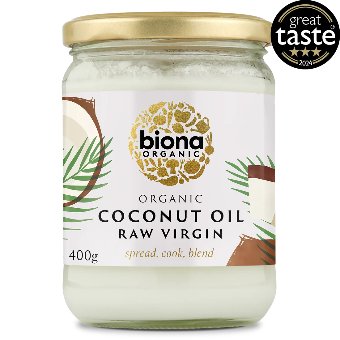 Biona Organic Raw Virgin Coconut Oil, 400g