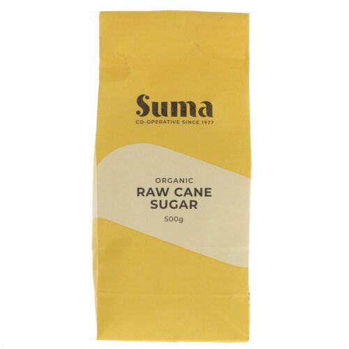 Suma Organic Raw Cane Sugar, 500g